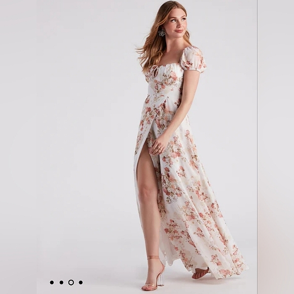 Windsor Dresses New Windsor Long Flowy Floral Special Occasion